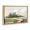 Stupell Industries Countryside with Distant Trees Floater Framed Canvas Wall Art Design by Lera